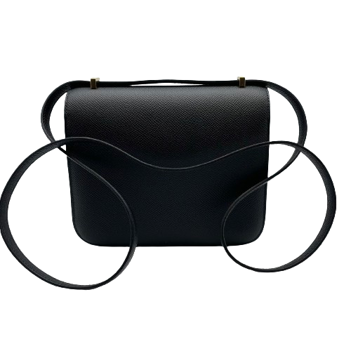 Hermes Constance Mini 18 거울 Epson Black Gold Hardware B 새겨 져 있습니다.