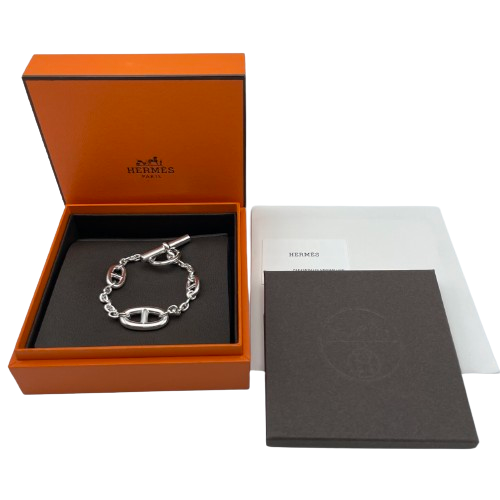 Hermes Chaine d 'Ankle Farandore 팔찌 Sh Silver 925