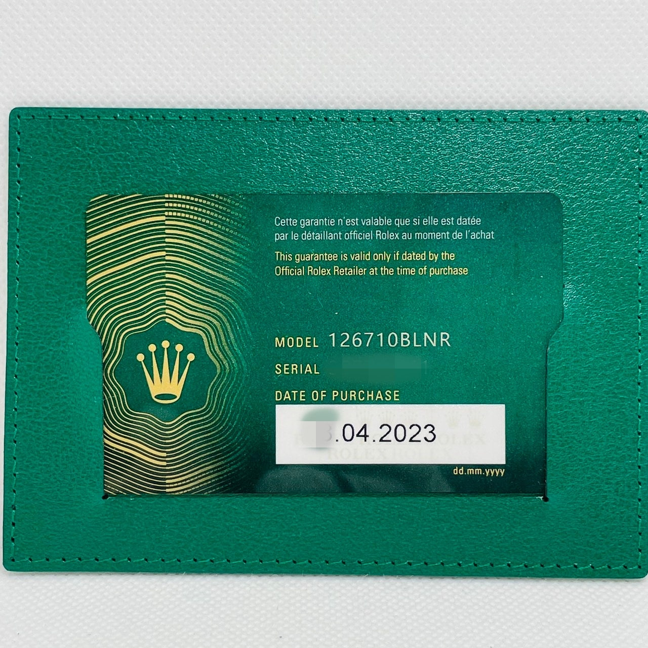 롤렉스 GMT 마스터 II 126710BLNR 굴 팔찌 검은 배트맨