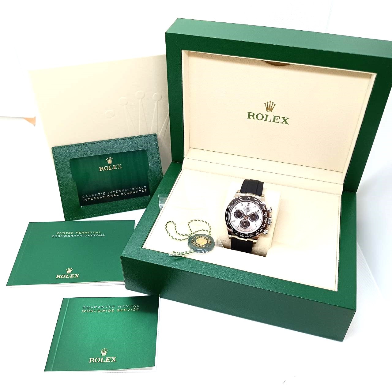 Pre-Owned Rolex Daytona 116519LN Steel Black In Dial