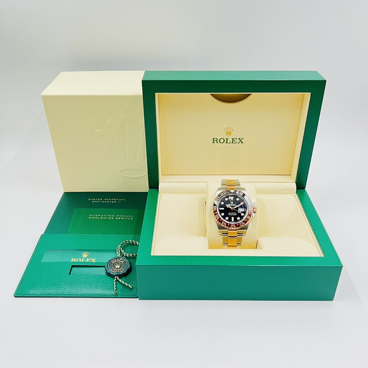 롤렉스 GMT 마스터 II 126711CHNR 굴 팔찌 블랙 40mm