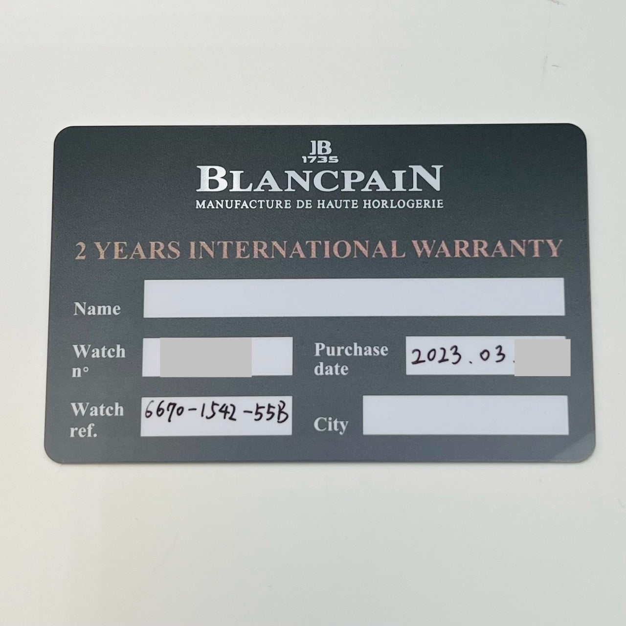 ★최종 가격★Blancpain Villerais 6670 1542 55b Silver 40mm