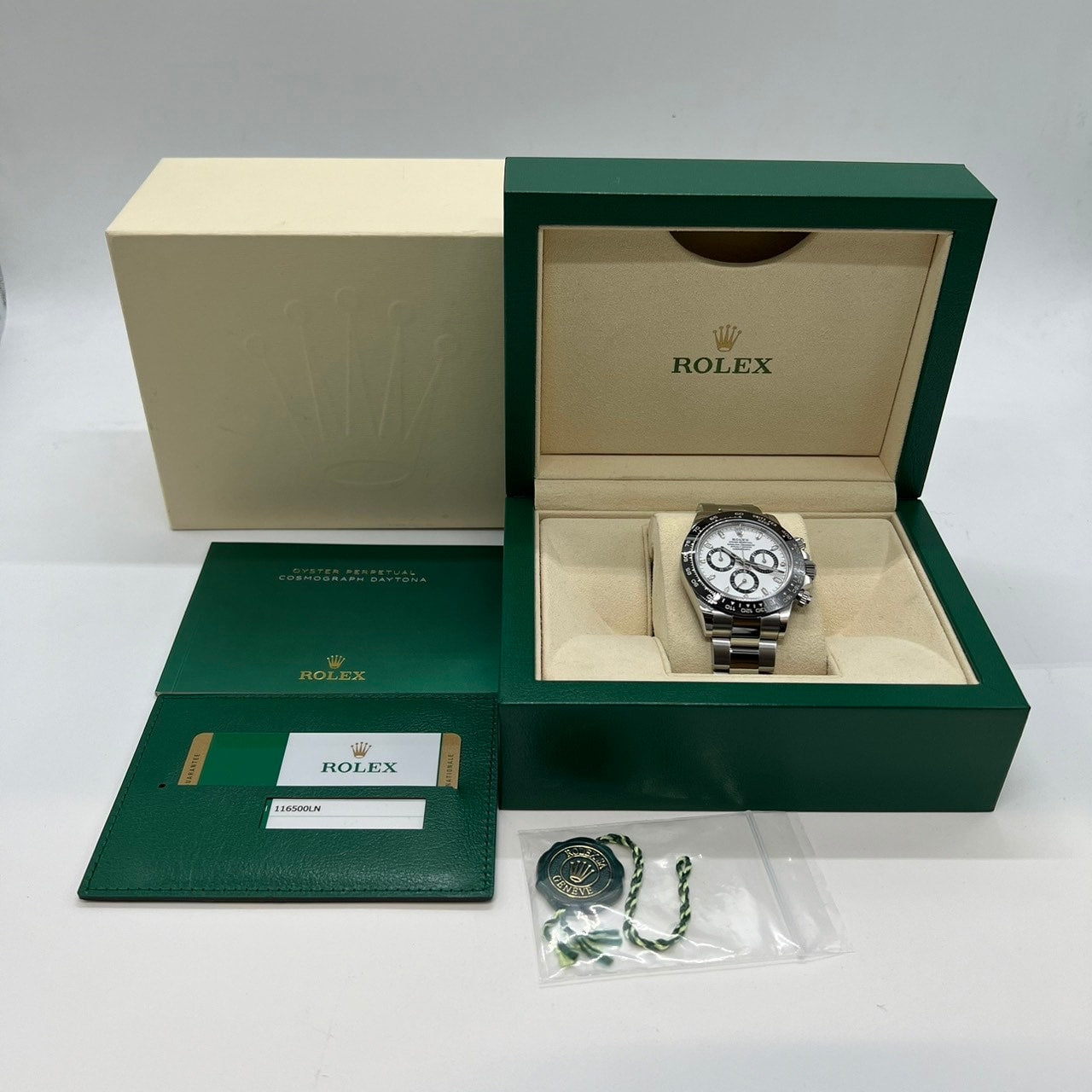 ロレックス デイトナ 116500LN ホワイト オイスターブレス 40mm