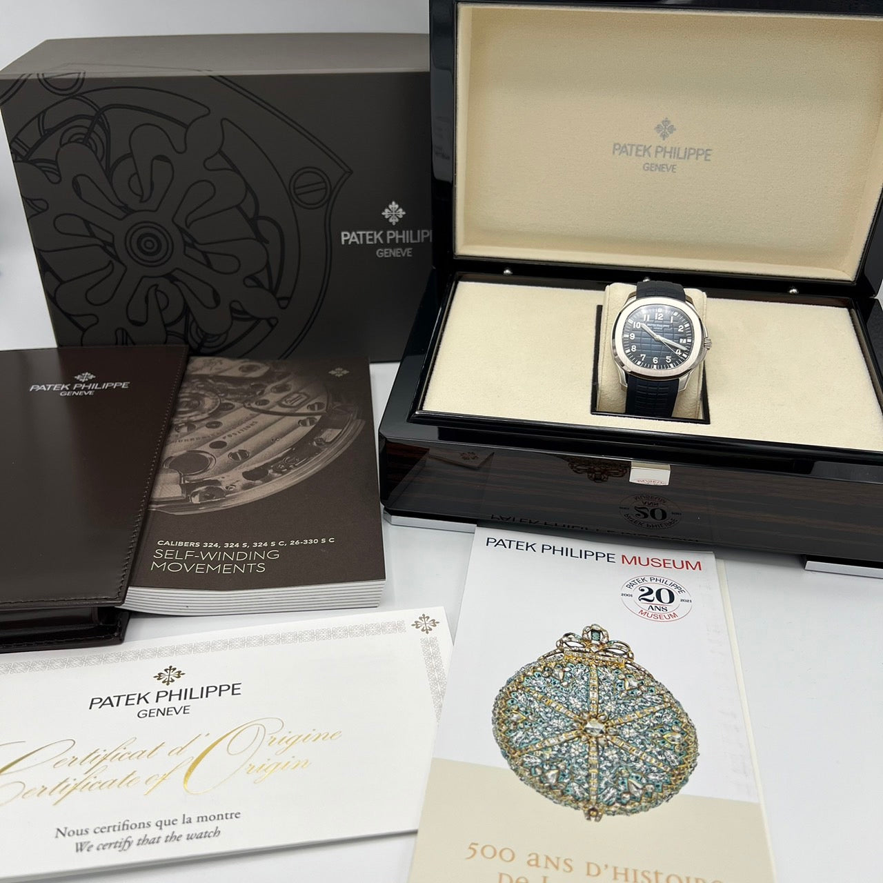 【2023保证】新款带扣! 百达翡丽 Aquanaut 5168G-001 蓝色 40 毫米