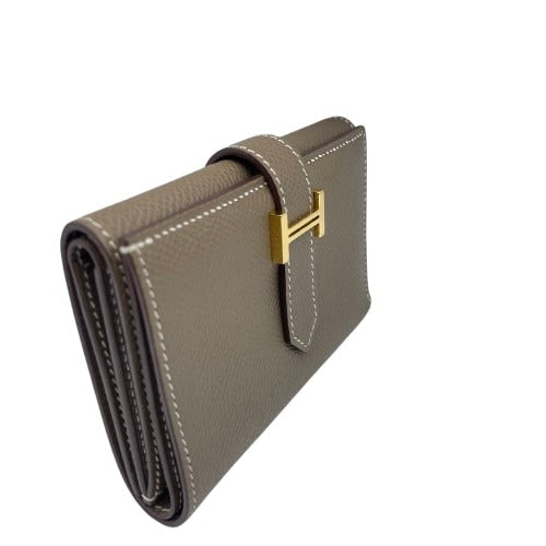 プレオウンド エルメス ベアンコンビネ W11 エトゥープ エプソン ゴールド金具 Z刻印