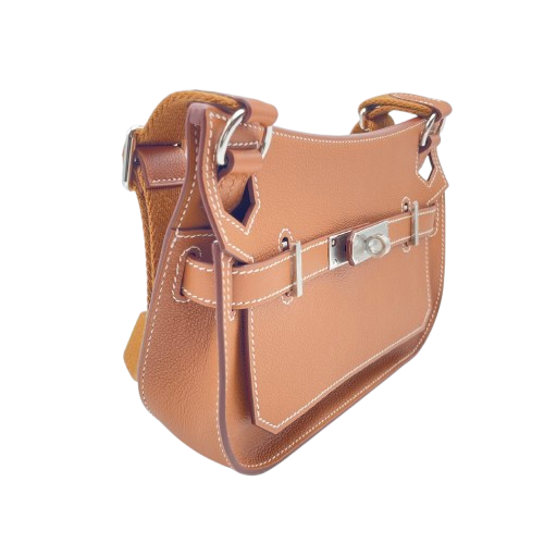 Hermes Gypsiere Mini Gold Ever Color Silver Metal Fittings B 조각.