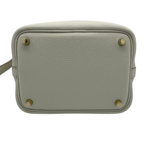 Hermes Picotin Lock PM Beton Torillon Clemence Gold Hardware W 새겨 져
