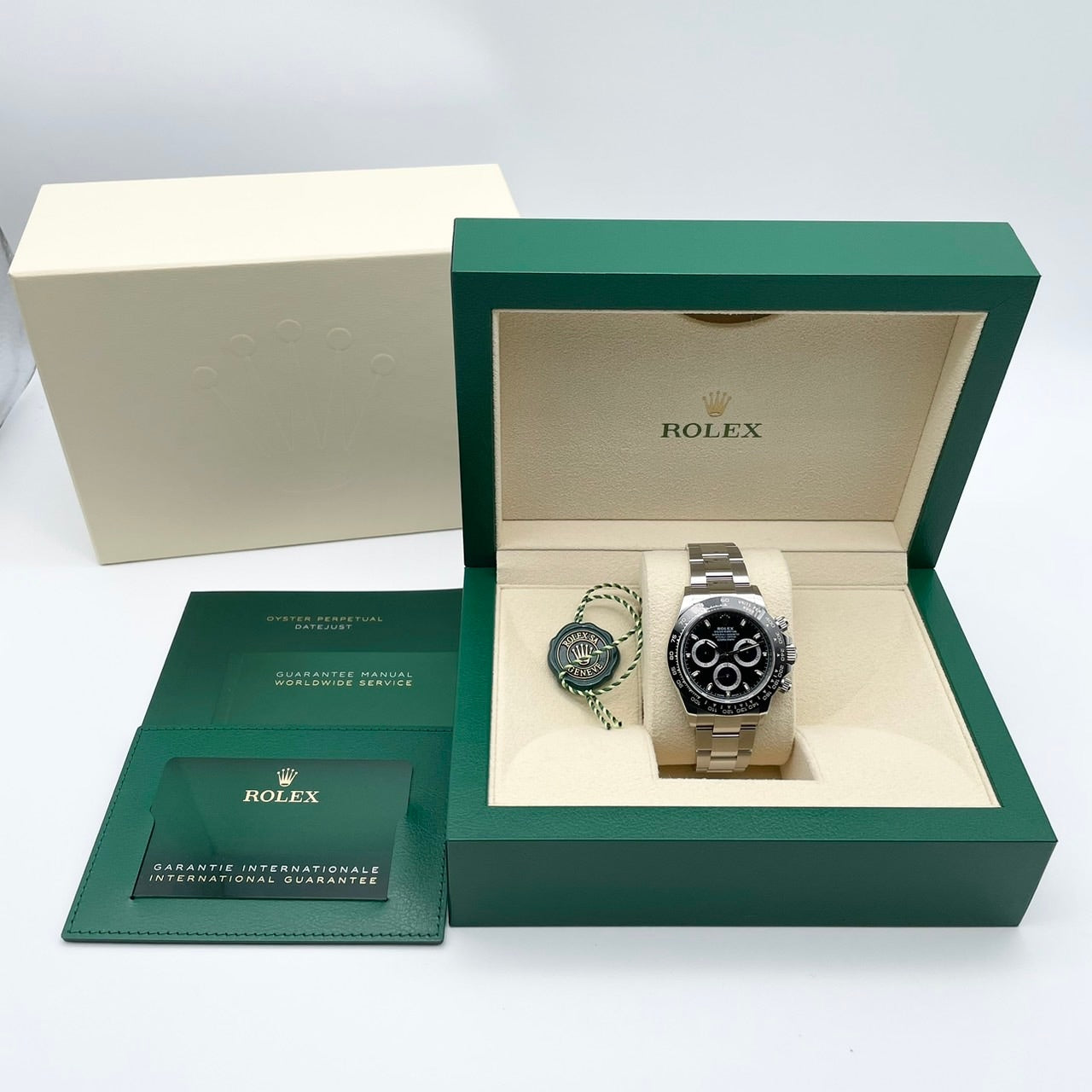 사전 소유 롤렉스 데이토나 116500LN 굴 팔찌 검은 40mm