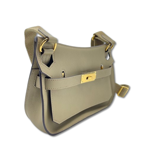 Hermes Gypsiere Mini Beige Marfa Swift Gold Hardware W Engraved