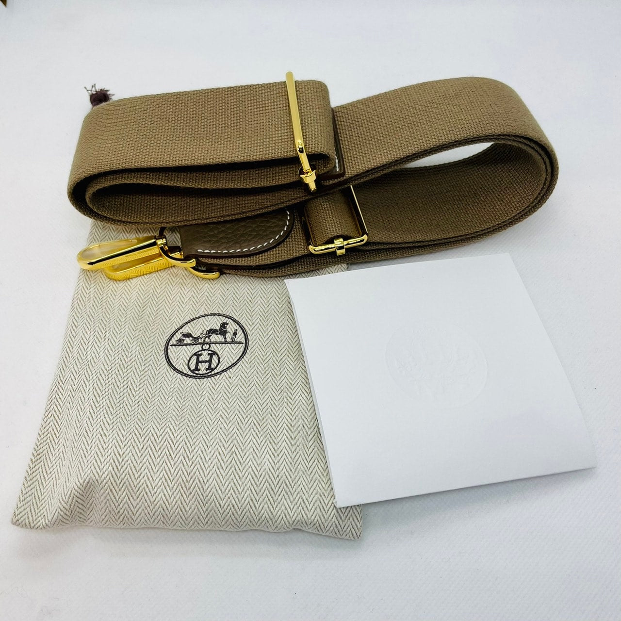 プレオウンド エルメス エヴリン PM トリヨンクレマンス エトゥープ ゴールド金具 U刻印
