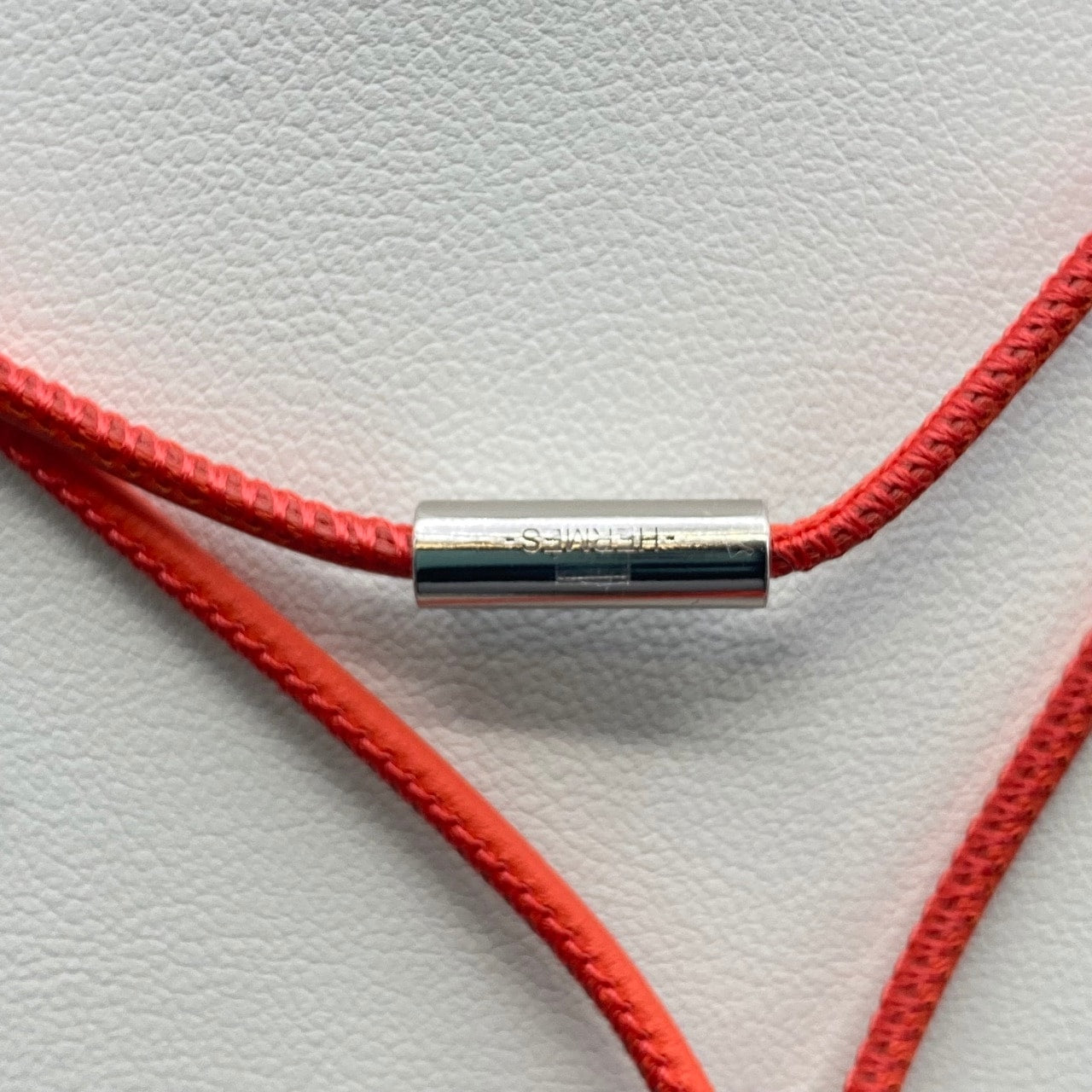 Pre-Owned Hermes H-Equip Pendant Buffalo Horn Lacquer