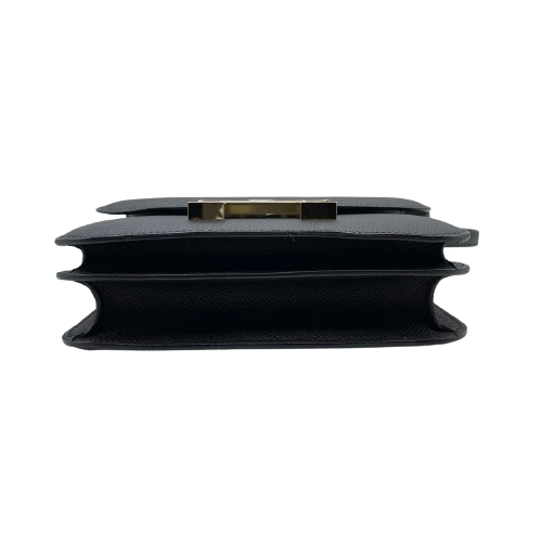 Hermes Constance Mini 18 거울 Epson Black Gold Hardware B 새겨 져 있습니다.
