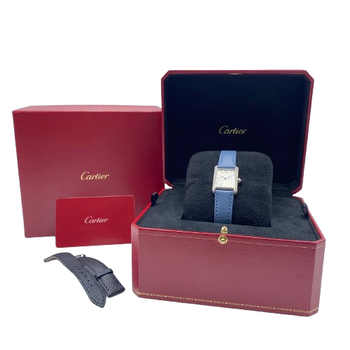 Pre-Owned Cartier Tank Must Watch SM W4TA0016
