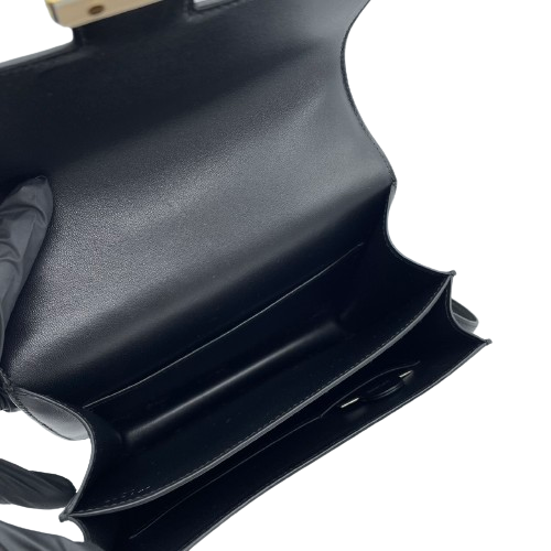 Hermes Constance Mini 18 Miloir Noir Box Calf Gold Hardware u Engraved