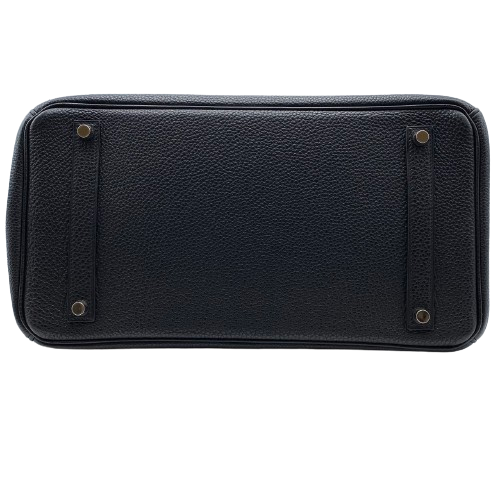 プレオウンド エルメス バーキン35 ノワール トゴ シルバー金具 □I刻印