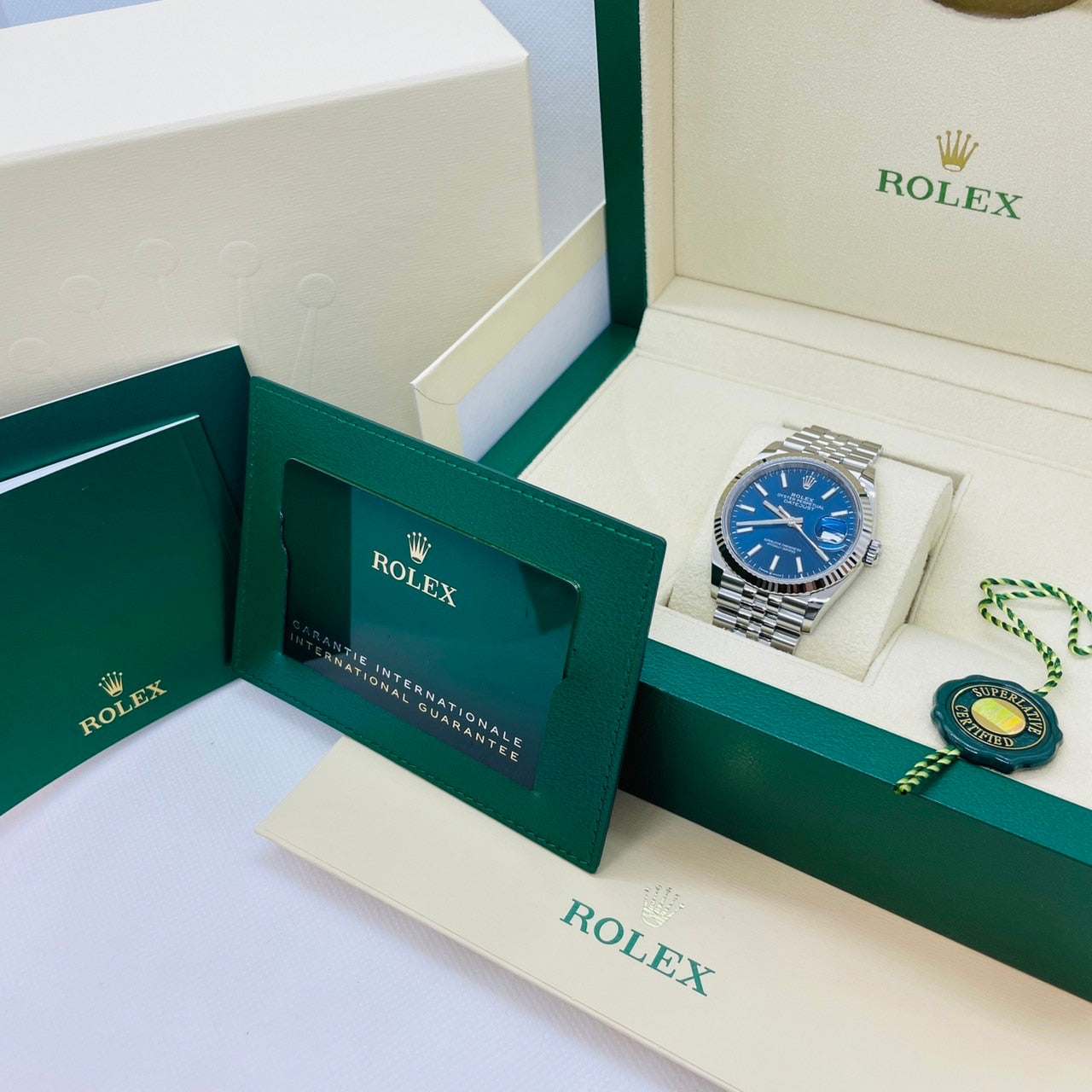 Pre-Owned Rolex Datejust 126234 Blue