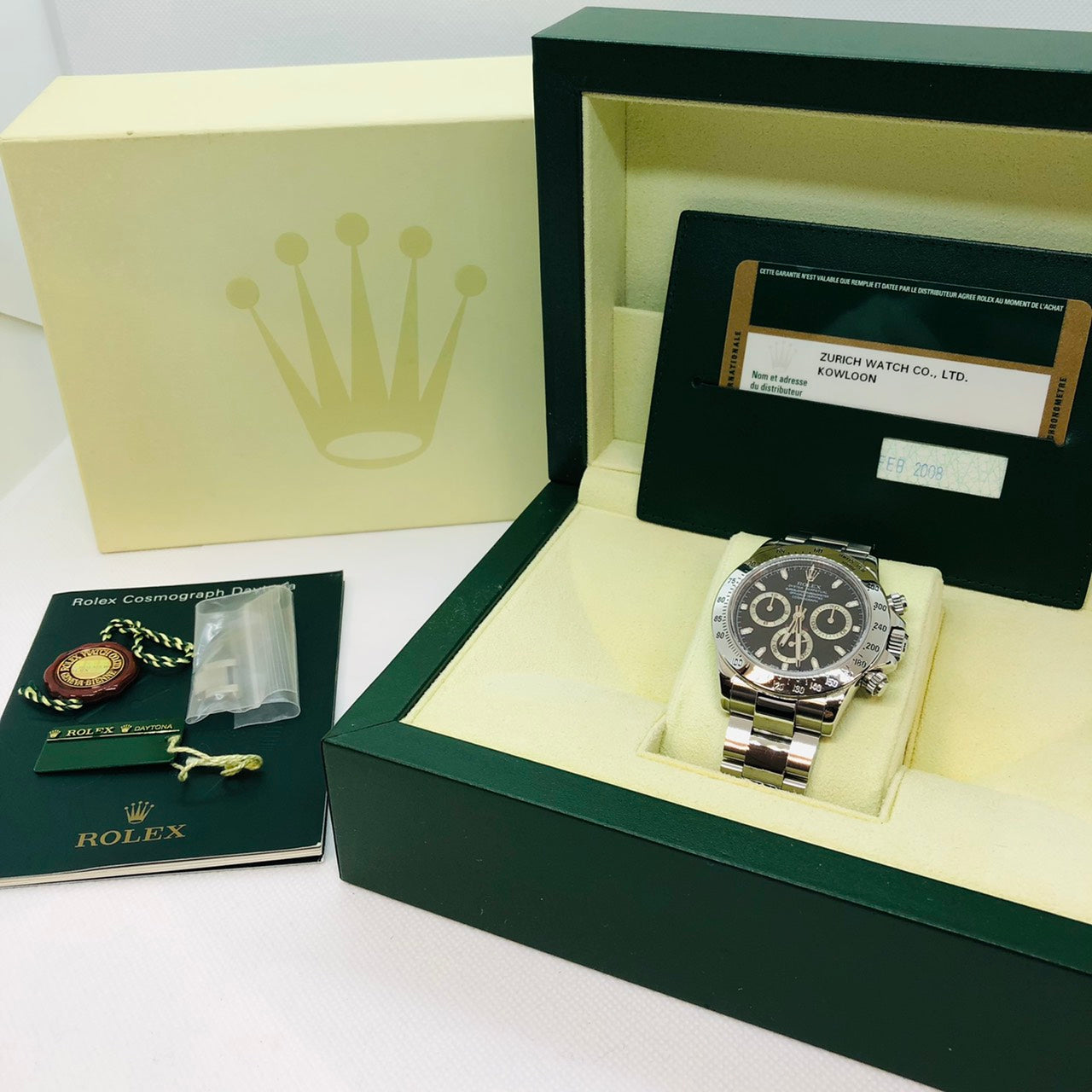 Pre-Owned Rolex Cosmograph Daytona 116520 Black 2008 Gallery No. Z