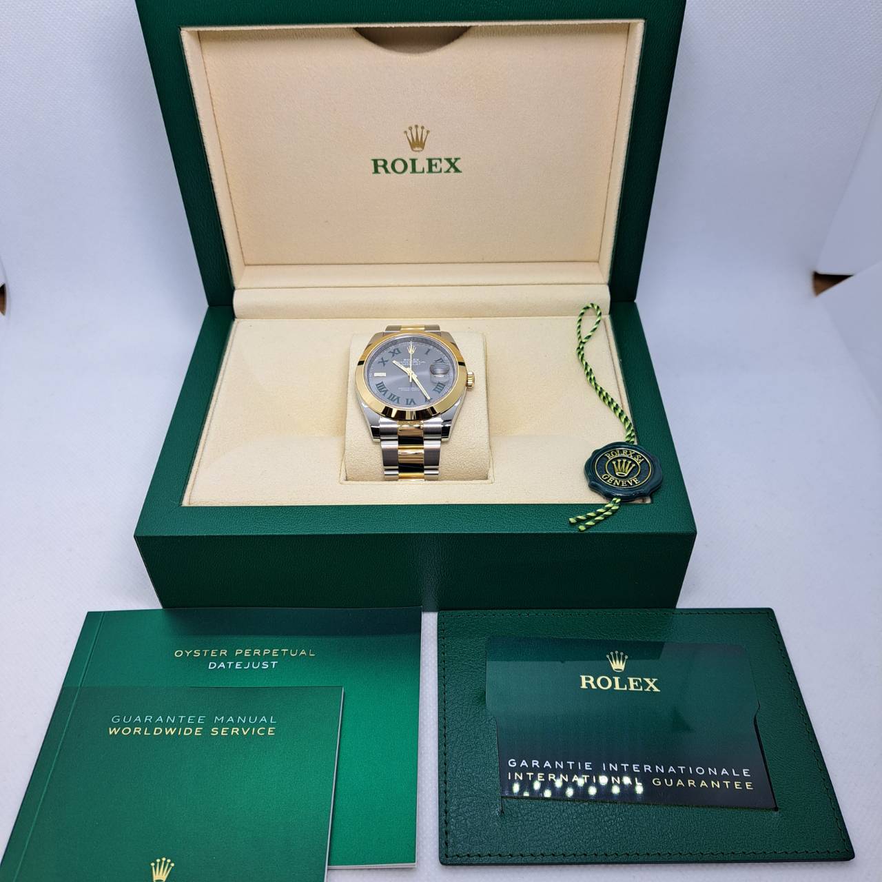 プレオウンド ロレックス デイトジャスト 126303 スレート 41mm