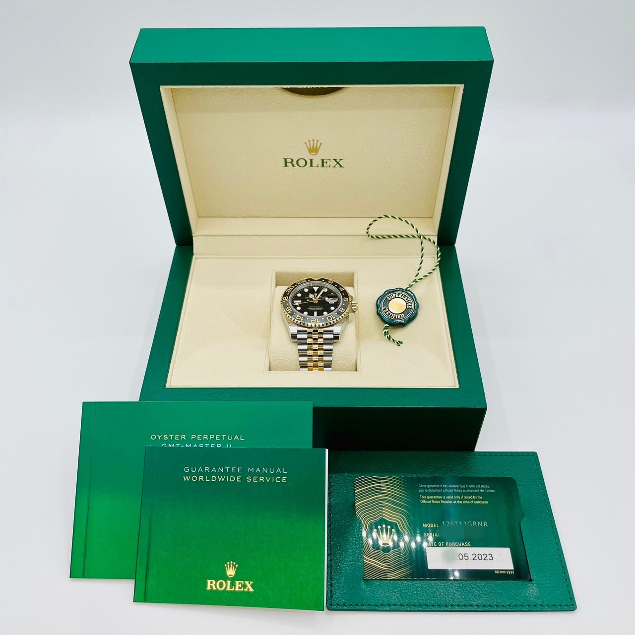롤렉스 GMT 마스터 II 126713GRNR 40mm