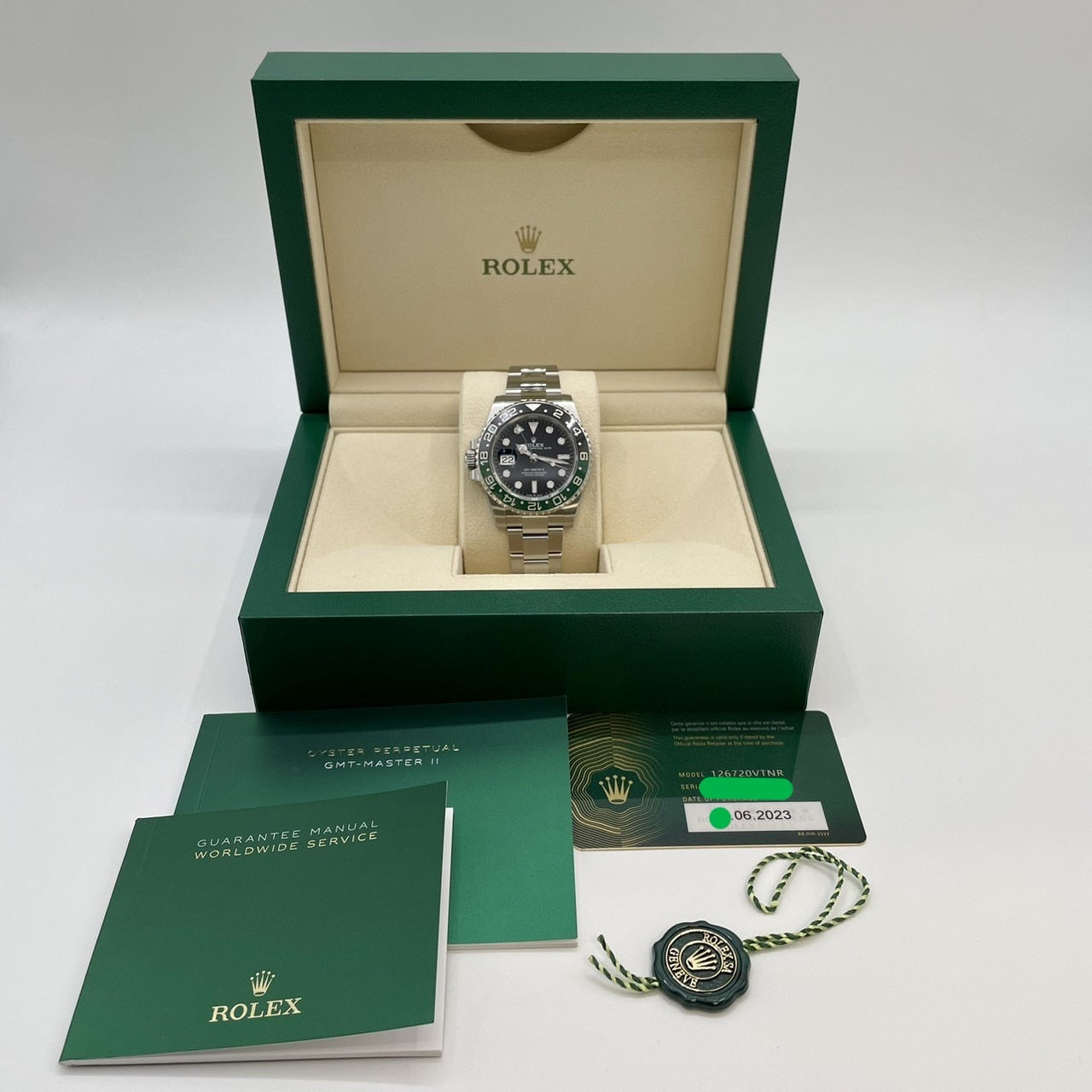 롤렉스 GMT 마스터 II 126720VTNR 굴 팔찌 40mm