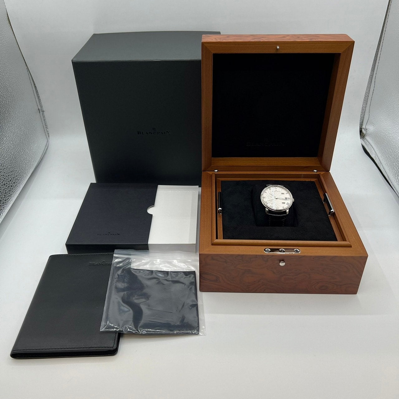 ★최종 가격★Blancpain Villerais 6670 1542 55b Silver 40mm