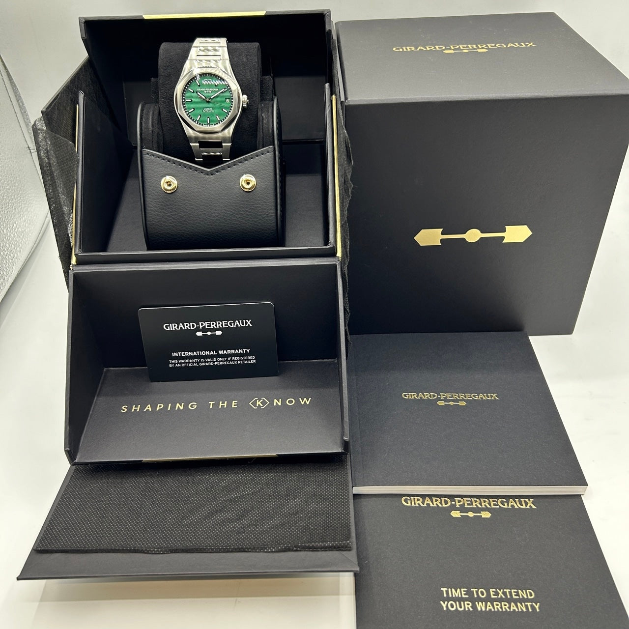 二手Girard Perregaux Lorraart Green 81010-11-3153-1cm 42mm