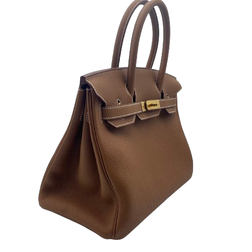 Hermes Birkin 30 골드 토고 골드 하드웨어 w 새로워졌습니다