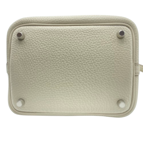 Hermes Picotin Lock PM Beton Torillon Clemence Silver Fittings w 새로