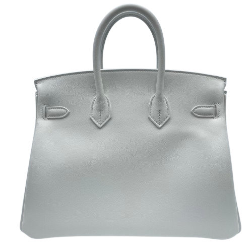 Hermes Birkin 25 New White Swift Silver Metal Fittings W 새로
