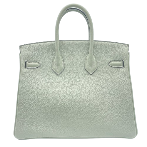 Hermes Birkin 25 Grineve Togo Silver Fittings B 새겨 져 있습니다