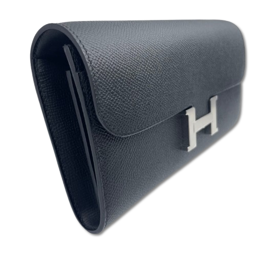 Hermes Constance Tugo Noir Epson Silver Metal Fittings W 새로
