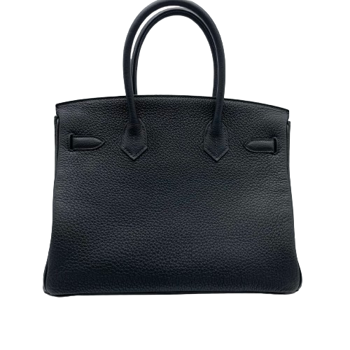 Hermes Birkin 30 누아르 토고 로즈 골드 하드웨어 B 조각