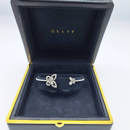 Pre-Owned Graph Multi Butterfly Silhouette Diamond