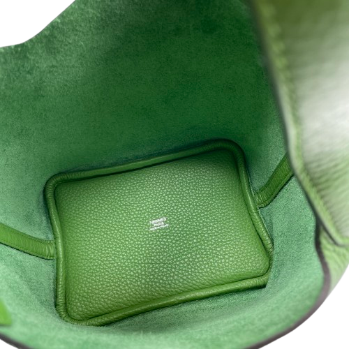 プレオウンド エルメス ピコタンロック PM ヴェールユッカ トリヨンクレマンス シルバー金具 B刻印