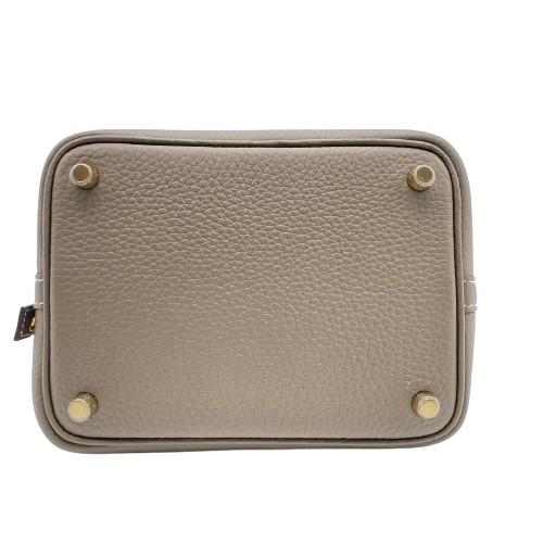 Hermes Picotin Lock PM Etoupe Torillon Clemence Gold Hardware B 조각.