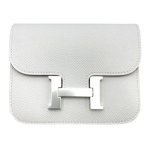 Pre-Owned Hermes Constance Slim Nata Epson Silver Fittings B Engraved