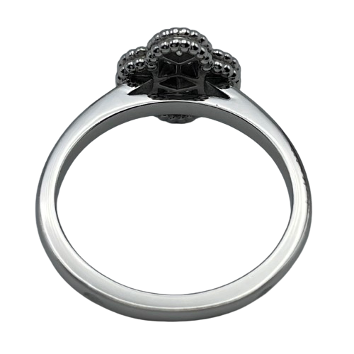 プレオウンド ヴァンクリーフ&アーペル アルハンブラ リング VCAR085850 9号 ダイヤモンド・18Kホワイトゴールド