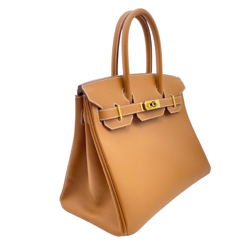 Hermes Birkin 30 골드 엡손 골드 하드웨어 U. 새겨 져 있습니다