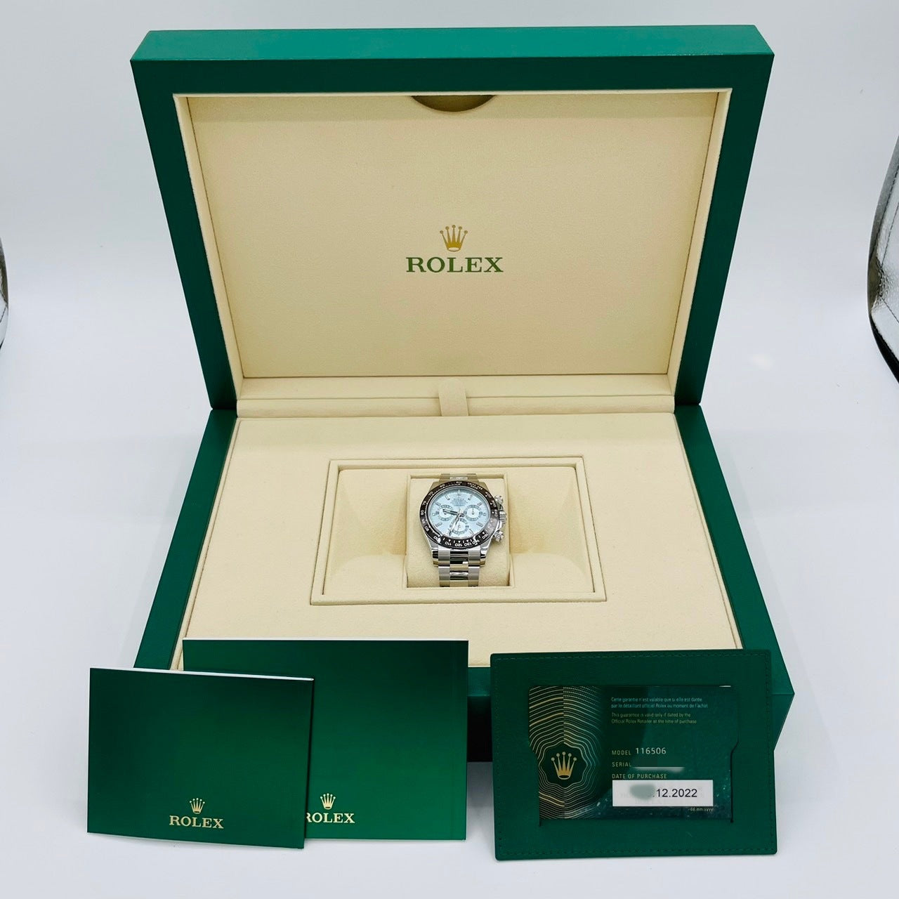 Pre-Owned Rolex Daytona 116506A Ice Blue 11P Diamond