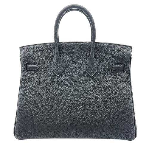 プレオウンド 【現金特価】エルメス バーキン 25 ノワール トゴ シルバー金具 W刻印
