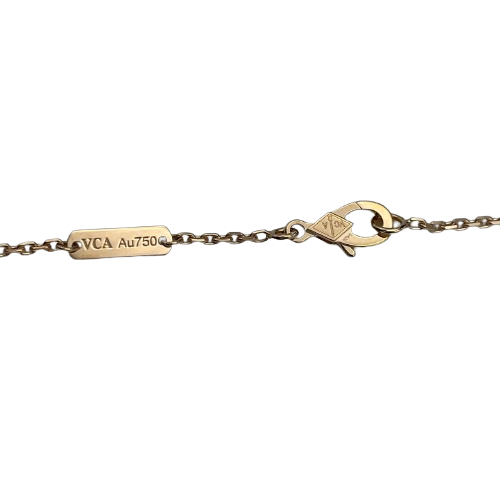 Van Cleef & Arpels 빈티지 Alhambra Necklace VCARP4KK00 진주 로즈 골드의 어머니