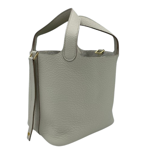 Hermes Picotin Lock PM Beton Torillon Clemence Gold Hardware W 새겨 져