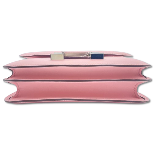Hermes Constance Mini 18 Rose Sakura Swift Silver Metal Fittings w 새로