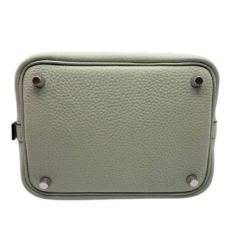 プレオウンド エルメス ピコタンロック PM スイフト/トリヨンクレマンス グリネヴェ/ヴェールコミック シルバー金具 B刻印