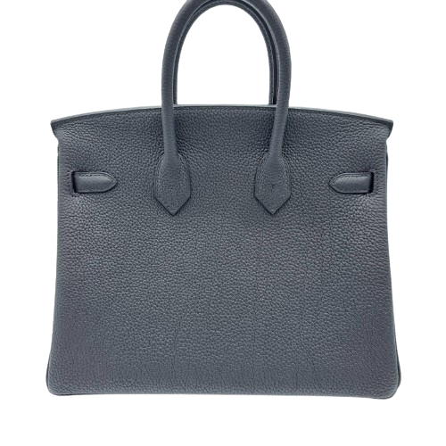 Hermes Birkin 25 Noir Togo Silver Fittings u 조각