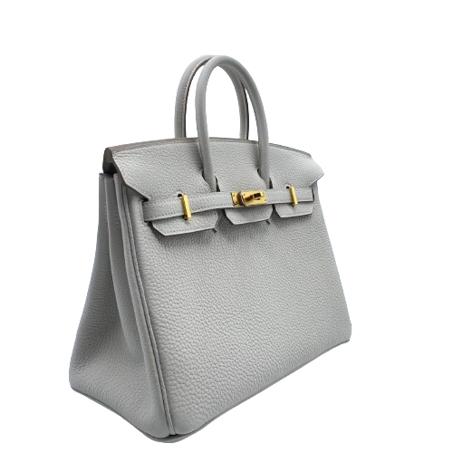 Hermes Birkin 25 그립 토고 골드 하드웨어 W는 새겨 져 있습니다