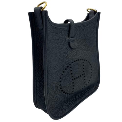 プレオウンド エルメス エヴリン TPM ノワール トリヨンクレマンス ゴールド金具 Z刻印