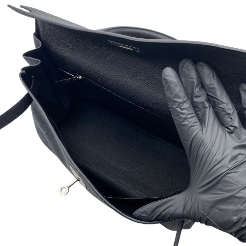 プレオウンド エルメス ケリー 35 ノワール トゴ シルバー金具 U刻印