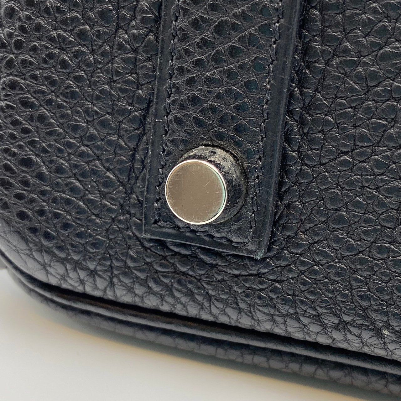 プレオウンド エルメス バーキン35 ノワール トゴ シルバー金具 □I刻印