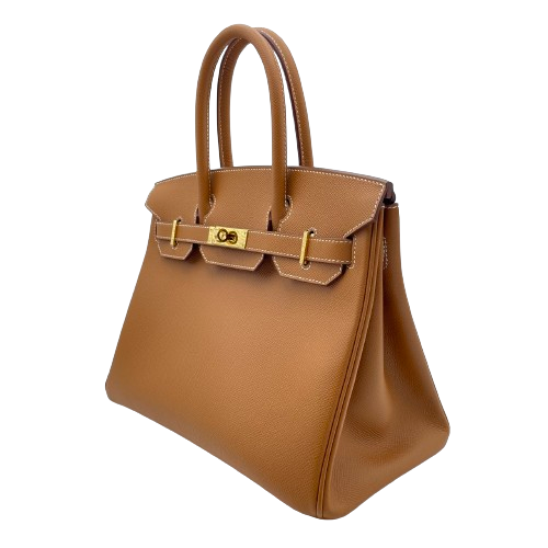Hermes Birkin 30 골드 엡손 골드 하드웨어 U. 새겨 져 있습니다